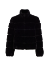 Generation Love Women's Jodi Faux Fur & Suede Bomber Jacket In Black