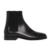Maison Margiela Tabi Patent-leather Brogues In Black