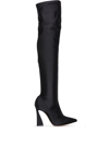 GIANVITO ROSSI CURVED HEEL OVER-THE-KNEE BOOTS
