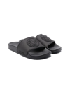 Versace Medusa-raised Pool Slides In Black