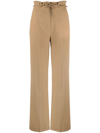 NANUSHKA TIE-WAIST WIDE-LEG TROUSERS