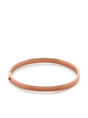 Monica Vinader Essential Hinged Bangle Bracelet In Pink