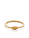 Monica Vinader 18ct Gold Plated Vermeil Silver Siren Muse Mini Band Ring In Gold