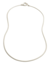 Monica Vinader X Doina Snake Chain Necklace In Silver
