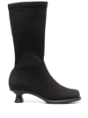 CAMPER SQUARE-TOE 30MM KNEE BOOTS