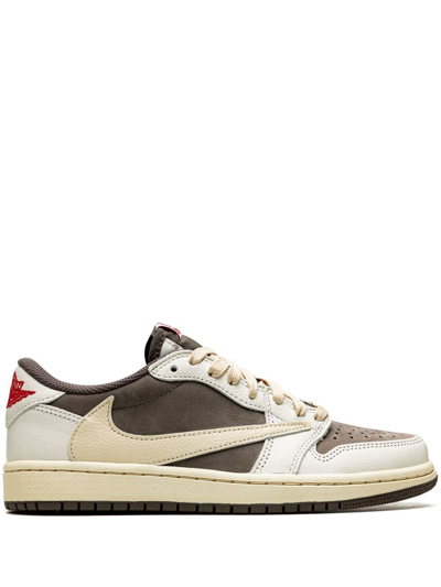 Jordan X Travis Scott Air  1 Low Og Trainers In Brown