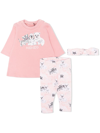 Kenzo Graphic-print Tracksuit Set In Pink