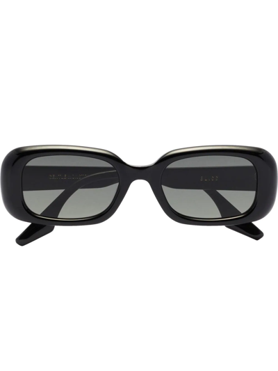 Gentle Monster Bliss Rectangular Frame Sunglasses In Black