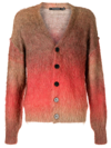 Stolen Girlfriends Club Altered State Gradient-effect Cardigan In Brown