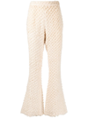 ROKH KNIT FLARE LOUNGE TROUSERS