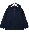 RALPH LAUREN EMBROIDERED-PONY DETAIL HOODED JACKET