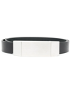 RICK OWENS LEATHER BUCKLE BELT