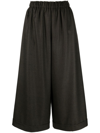 Daniela Gregis Houndstooth Wide-leg Trousers In Black