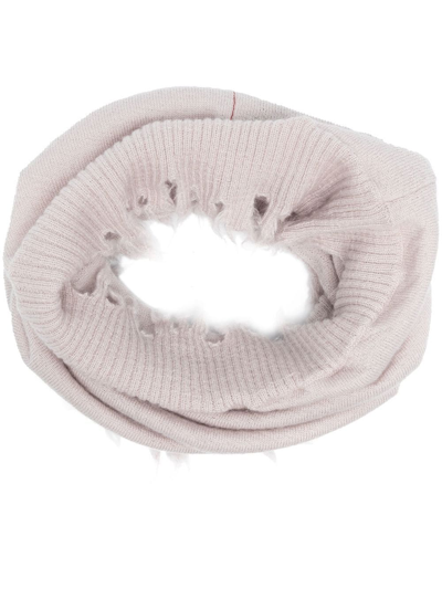 Uma Wang Pull-on Cashmere Scarf In Off White