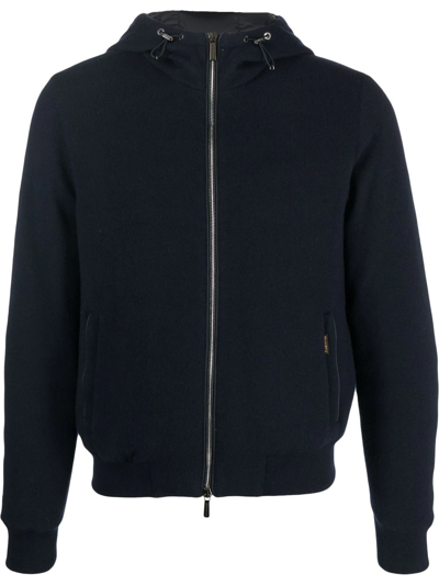 Moorer Feather Down Jacket In Blue