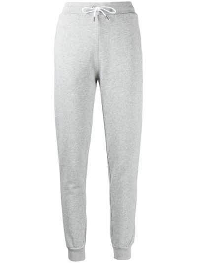Maison Kitsuné Slim-cut Track Pants In Grey