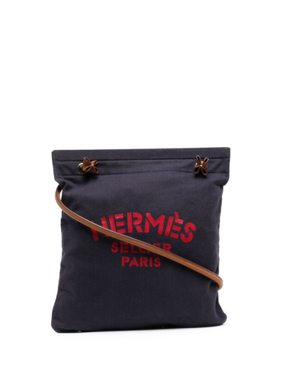 Pre-owned Hermes 2012  Aline Shoulder Bag In Blue