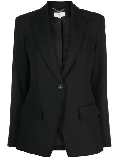 A.l.c Edie One-button Jacket In Black