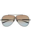 VALENTINO ROCKSTUD PILOT-FRAME SUNGLASSES