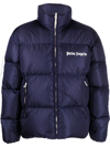 Palm Angels Navy Classic Track Down Jacket In Blue
