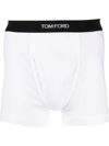 Tom Ford Logo Waistband Boxer Brief In White