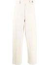 AERON FINE-KNIT FELTED CROPPED TROUSERS