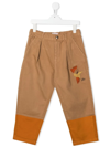 BOBO CHOSES GRAPHIC-PRINT STRAIGHT TROUSERS