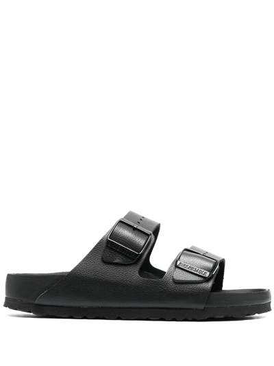 Birkenstock Arizona Leather Sandals In Black