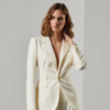 Ralph Lauren Parker Cashmere Jacket In Lux Cream