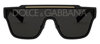 Dolce & Gabbana Dg6125 501/m Shield Sunglasses In Grey
