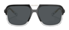 Dolce & Gabbana Dolce And Gabbana Polarized Grey Navigator Men's Sunglasses Dg4354f 501/81 58 In Grey