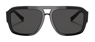 Dolce & Gabbana Dgg4403 501/87 Navigator Sunglasses In Grey