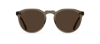 Raen Remmy 49 Pol S305 Round Polarized Sunglasses In Brown