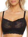 Bare The Essential Lace Curvy Bralette In Black