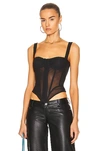 Miaou Deville Top In Black
