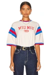 MIU MIU OVERSIZED T-SHIRT