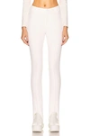 Moncler Technical Stretch Ski Stirrup Pants In White