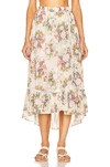 Loveshackfancy Viva Skirt In Shimmering Gemstone In Shining Gemstone