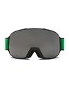 Bottega Veneta Bv1167s Ski Goggle Mask In Matte Solid Black