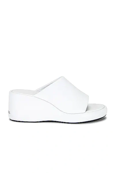 Balenciaga Rise 坡跟凉鞋 In White