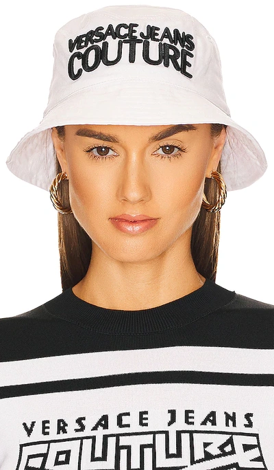 Versace Jeans Couture Bucket Hat In White