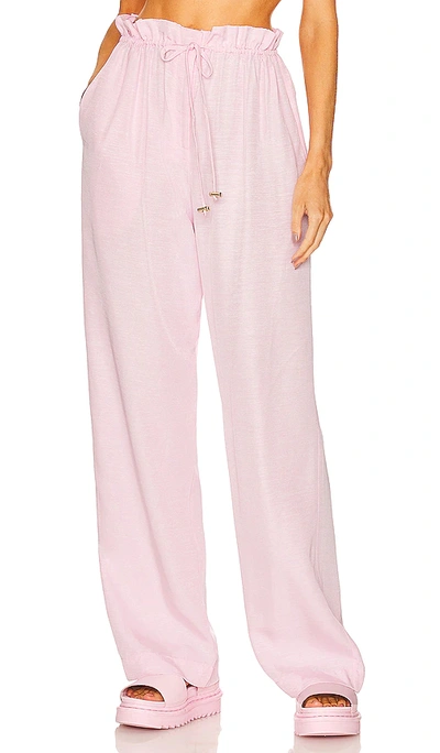 Nbd Waverly Pant In Pink