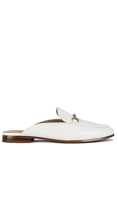 Sam Edelman Linnie Bit Flat Mules In White