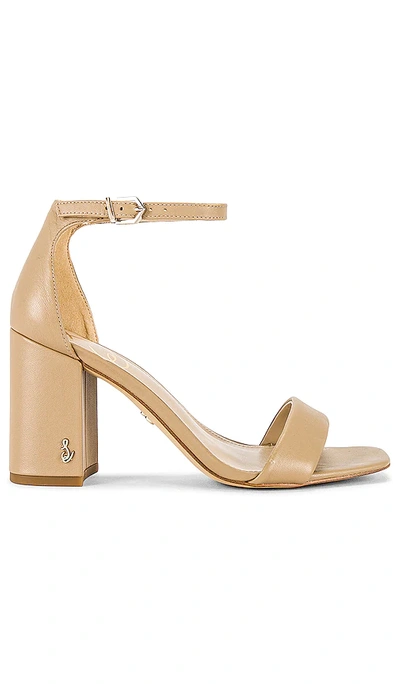 Sam Edelman Women's Daniella Two-piece Block-heel Sandals Women's Shoes In Beige