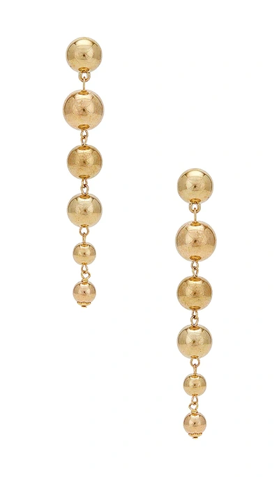 Shashi Fort Knox Drop Earrings In Gold