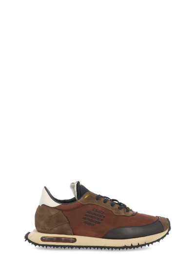 Bepositive Space Run Sneakers In Bordeaux/brown/black