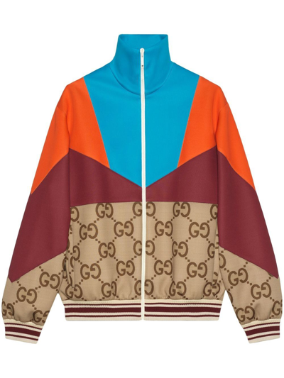 GUCCI COLOUR-BLOCK TRACK JACKET