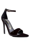 London Rag New Flame Ankle Strap High Heeled Sandals In Black