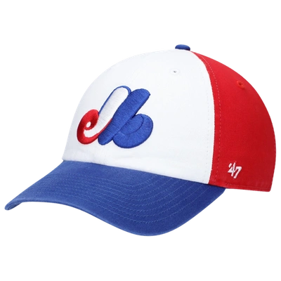 47 Brand Montreal Expos Core Clean Up Cap In White/white