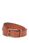 Joe's Oil Tanned Leather Wrapped Buckle Belt In Cognac/tan